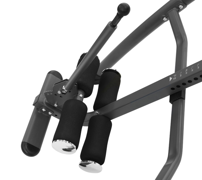 OXYGEN FITNESS HEALTHY SPINE DELUXE Инверсионный стол домашний - Регулируемый фиксатор положения голеностоп